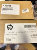 2 stk. HP batterier til bærbar PC (ubrugt) (se billeder)