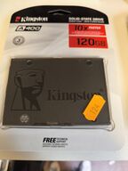 5 stk. SSD harddiske KINGSTON A400 120 GB (ubrugt)