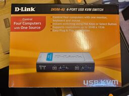 KVM switch D-LINK DKVM-4U (ubrugt)