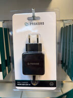3 stk. PROKORD USB (micro) 3A opladere (ubrugt)