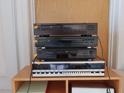 Hi-Fi udstyr, TANDBERG HULDRA 10 reciever, ROTEL, MARANTZ & SONY cd afspillere