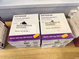 4 stk. NETGEAR AC600 WiFi USB adaptere (ubrugt)