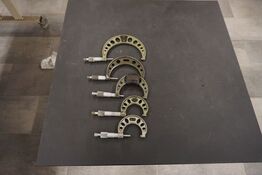 5 stk. mikrometer