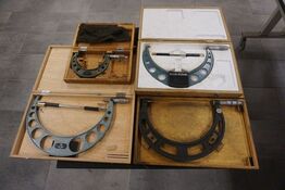 4 stk. mikrometer
