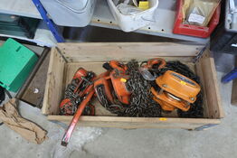 3 stk. kæde/skraldetaljer