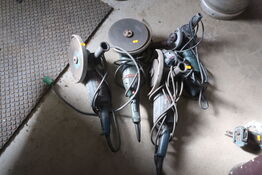 4 stk. vinkelslibere BOSCH m.fl.