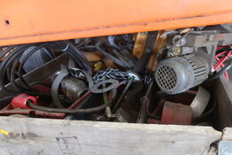 Palle med div. El-kædetaljer m.m.