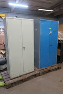 2 stk. Materialeskabe HØVIK STÅL, FINNERUP Model: AT20SKAB