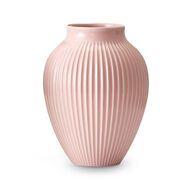 Knabstrup Keramik Ripple vase lyserød H27 cm