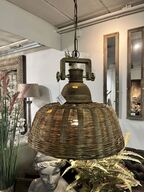 Pendel i naturflet H43/Ø50 cm.