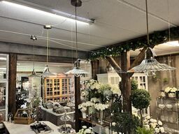 4 stk. Lamper (Læs beskrivelse) MESSING H14/Ø25 CM