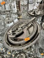 Sølvfade m. Salatbestik COLMORE