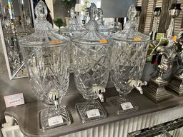 3 stk. Glas dispenser 48 cm.