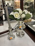 Vase inkl. Lysestage