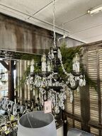 Lysekrone m. Glaskrystaller