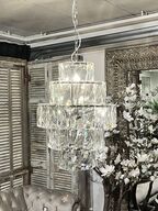 Pendel m. Klar glas 52x52x70 cm