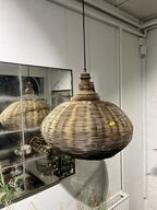 Pendel i naturflet H45/Ø40 CM