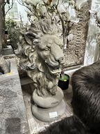 Løvestatue 34x35x67 cm