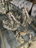 2 stk. Fiskevaser m. Krabber