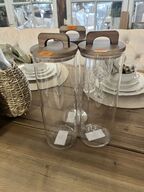 3 stk. Opbevaringsglas m. Låg