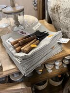 Osteknive m. Stofservietter