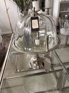 Kagefad m. Glasklokke