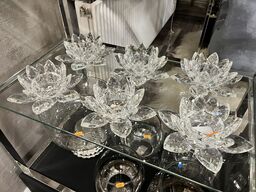 6 stk. Fyrfadsholder