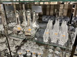 5 stk. Karafler m. Glas