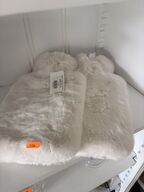 2 stk. Varmepuder m. Pels mm. KRONE 1