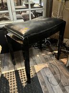 Skammel m. Lædersæde