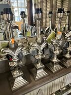 2 stk. Lamper u. Skærm COLMORE 13x13x49 cm