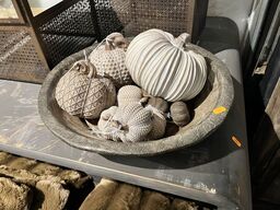 Skål m. Pynte græskar