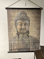 Canvas plakat m. Buddha 96x76 cm