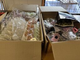 2 ks. Hårklemmer + div accessories