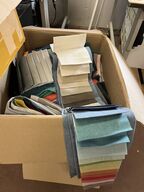 5 ks. Gardin stof prøver