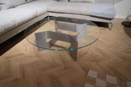 Sofabord FREDERICIA FURNITURE JG Cofee Table 6558 / Glass / Brushed