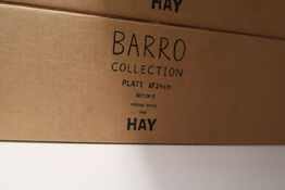 2 stk. tallerkner HAY Barro Collection Ø24cm