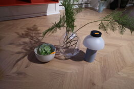 Bordlampe HAY PC, vase m.m.