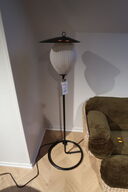 Gulvlampe GUBI Satellite Outdoor Floor Black / Cream White