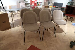 6 stk. spisebordsstole GUBI Beetle Dining Chair