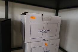 4 stk. glas HAY Glass Medium