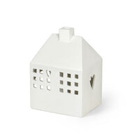 4 stk. Kähler Urbania Red Barnet Hjerterum lyshus H12 cm