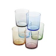 6 stk. Aida Café vandglas multifarvet 34,5 cl