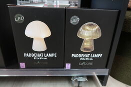 2 stk. Paddehat lampe 