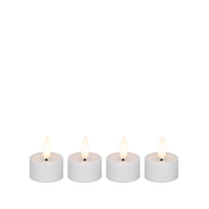 6 pk. Cozzy LED fyrfadslys hvid