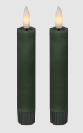 6 pk. Cozzy stagelys 11 cm 2pak grøn