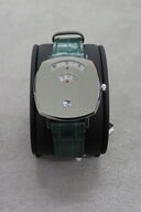 Gucci Ur Med Grøn Rem Og Sølv Ursphere