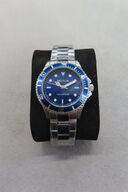 Sector 120 Rytmisk Armbåndsur med Blå Skive og Stållenke