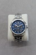 Maserati Successo 44MM Chrono Blue Dial Stålarmbåndsur