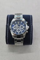 Maserati Attrazione 43mm Ur Med Blå Skive